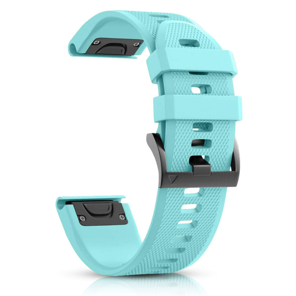 Watch Band For Garmin Fenix 5X Mint 26Mm Soft Silicone Strap For Garmin Fenix 6X Pro 3Hr Easy Replacement 9092120537314