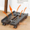 2X Adjustable Mobile CPU Stand, Ventilated Computer Tower Stand PC Tower Stand with 4 Caster Wheels, Under Desk Holder 2