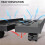 2X Adjustable Mobile CPU Stand, Ventilated Computer Tower Stand PC Tower Stand with 4 Caster Wheels, Under Desk Holder 7