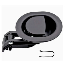 4PCS Plastic Recliner Release Pull Handles Oval Plastic Sofa Chair Replacement Parts Without Cable Fits 3mm & 6mm Cables