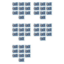 Type-C 18650 Lithium Battery Charger Module 5V 1A Charging Board with Dual Protection Functions for DIY Projects 50Pcs