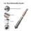 4Pcs for QIDI Plus4 Bimetal Nozzle Quick Removal Ceramic Insulation Integration 0.4mm Nozzles HighTemperature Resistance 2