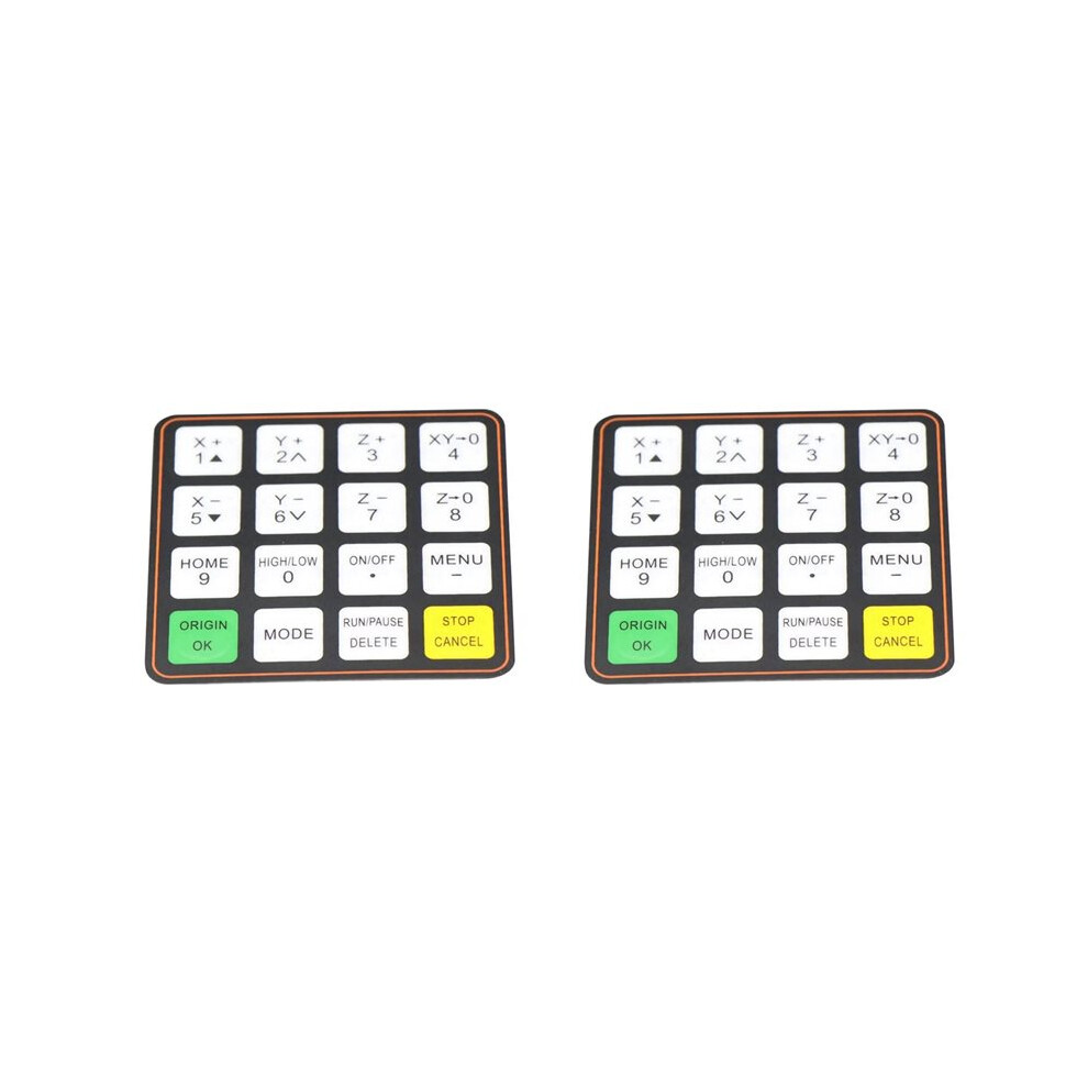 2X For Richauto A11 A12 A15 A18 Dsp Cnc Controller Parts Key Film Button Shell 4712196660079