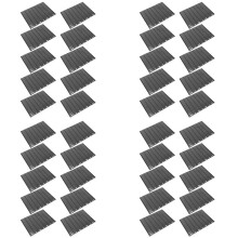 40PCS Stamp Grid Stamp Page Stamp Holders of Stamp Album PVC Loose-Leaf Inners