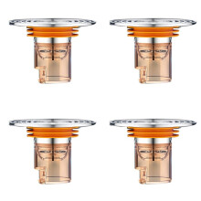 4X Siphon de à Fermeture Automatique, Anti-Odeurs et Anti-Insectes, Déodorant, Anti-Odeur, Sans Odeur, pour Salle de Bain, Toilettes, Égouts,