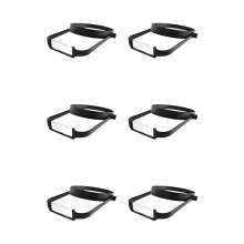 6X Slimline Headband Magnifier with 24 Lenses, Assisted Repair of -Mounted Reading Magnifying Glass