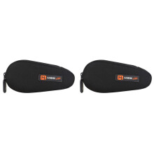 2X Clarinet Saxophone Universal Cotton Mouthpiece Bag Portable Cotton + Polyester Material Protection Bag