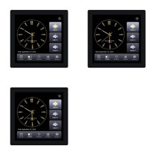 3X Panel de Control Inteligente Tuya T3E Pro con Pantalla Táctil y Interruptor Zigbee, Interruptor de Luz de Pared Inteligente para el Hogar, Color