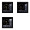 3X Tuya T3E Pro  Control Panel  Touch Screen Panel  Zigbee Intelligent Black 2