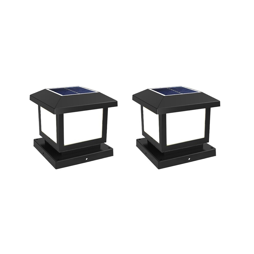 2X Timed Led Solar Pillar Light Waterproof Solar Lights Outdoor Remote Control Garden Sunlight 6032128375610