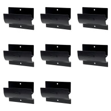 Heavy-Duty Ladder Hanger-Wall Mount Ladder Hooks for Ladder Storage-Wheelbarrow Hangers for Garage Wall-8 Pack
