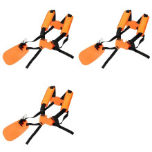 3X Alça de Ombro Universal para Aparador de Grama, Alça de Conforto para Jardim de Ombro Duplo, Cinto de Nylon para Cortador de Grama