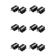 6X IP Network to Coaxial Extender Transfer From Net Cable Transmission to Coax 500M Ethernet Converter for CCTV