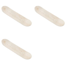 3X Kids Skateboard DIY Painting Wooden Longboard Outdoor Sports Trick Skateboard(No Wheel)