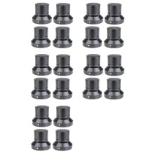 20X Speaker Isolation Stand Lead Alloy Adjustable Tray Pad Ceramic Foot Speaker Stand Isolation Feet Spike Black