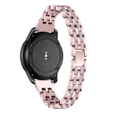 Glitter Slim Watch Band for Women for Amazfit GTS 2, 20mm Quick Release Strap with Metal Buckle