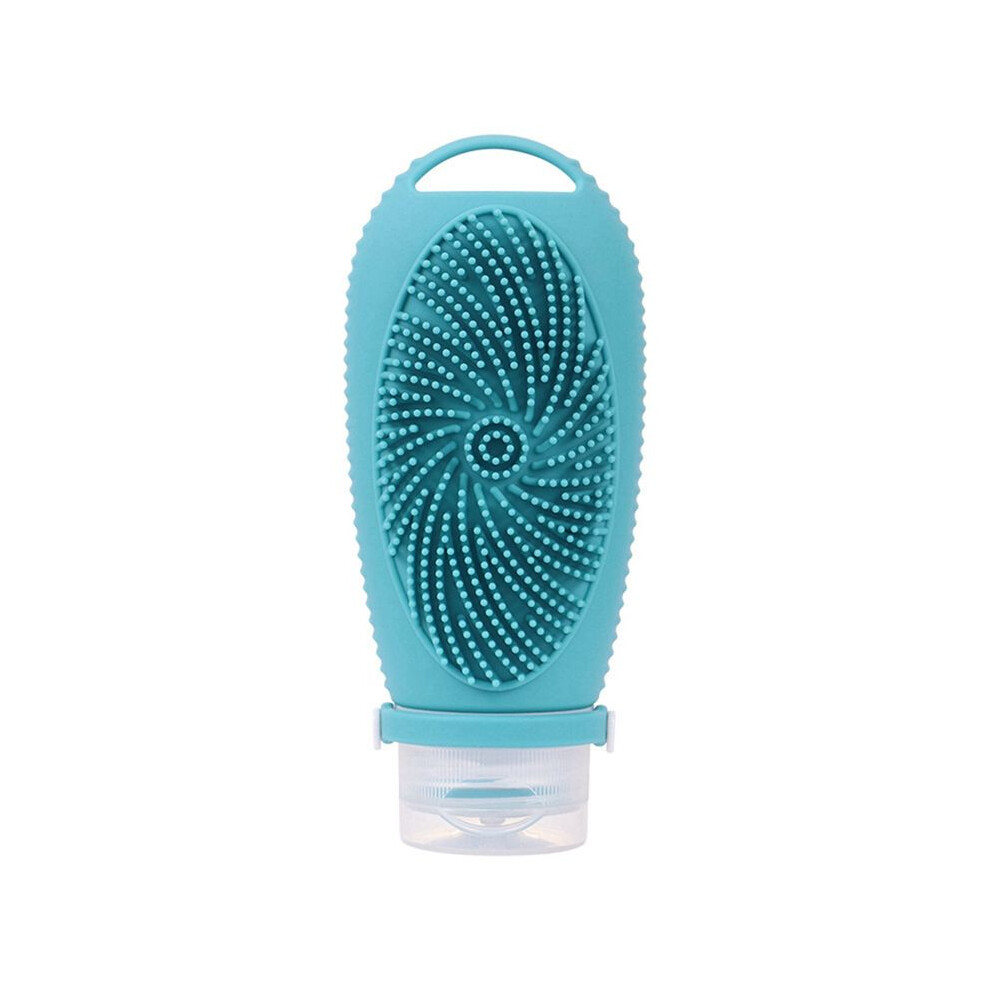 Brecantia Silicone Travel Refillable Bottle Facial Cleansing Brush Portable Shampoo Bottles Lotion Cosmetics Container Trip C