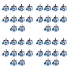 Potenciómetro de Módulo de Joystick 3D de 40 Piezas para Piezas de Reparación de Joystick Vibratorio de Controlador de Juego PS5 PS4
