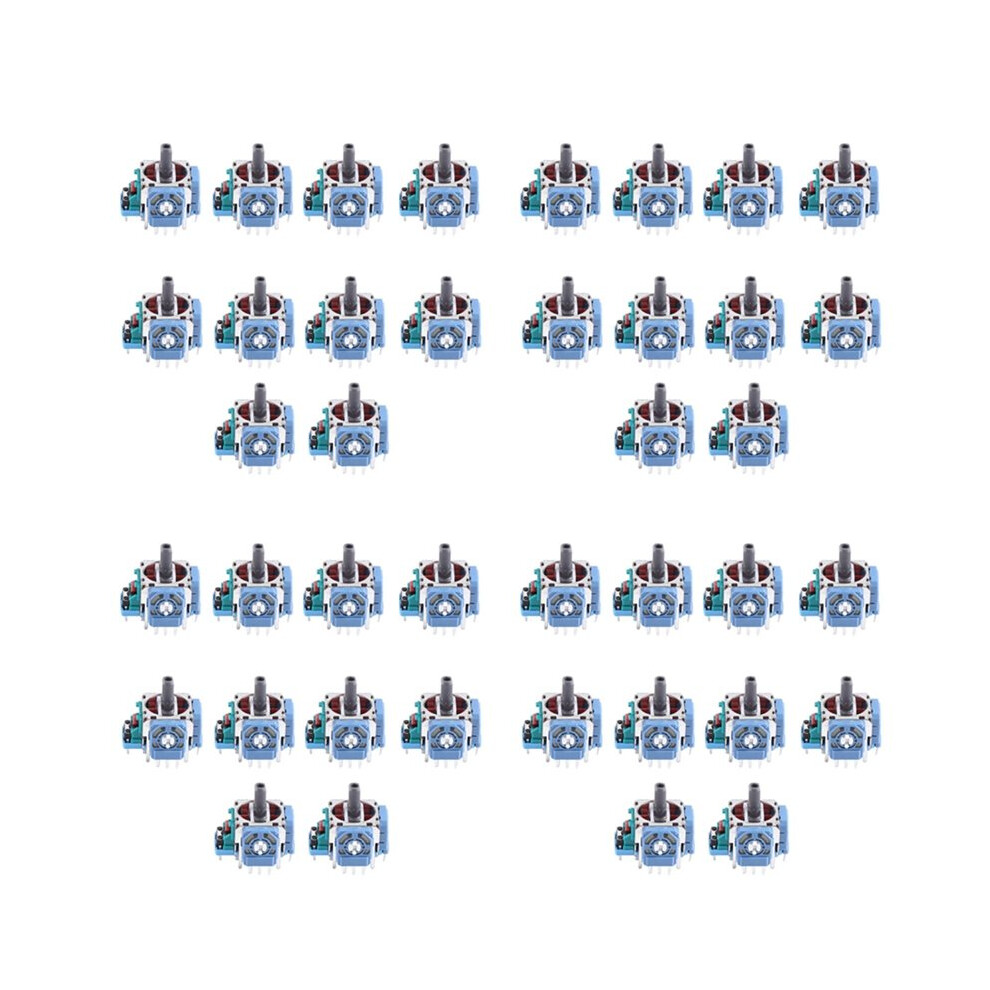 40Pcs 3D Joystick Module Potentiometer For Ps5 Ps4 Game Controller Vibrating Joystick Repair Parts 6032189881129