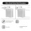 12pcs Wire Shelf End Brackets, Heavy Duty Closet Shelves Brackets Wall Mount Brackets Wire Shelf Corner Support Bracket 2