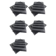 10 Stück Perforierte Silikon-Backformen, Sandwichform, Französische Baguette-Brotform, Lebensmittelunterlage, 5 Laib-Antihaft-Backeinlagen