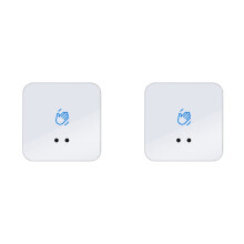 2X Infrared Installation Contactless Infrared Door Lock No Touch Sensor Exit Button IR Door Release DoorbellSwitch B