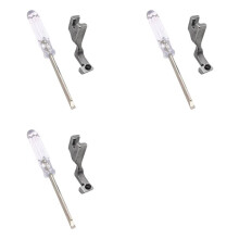 3X Adjustable Invisible Zipper Presser Foot Unilateral Zipper Feet for Single Needle Lockstitch Industrial Sewing