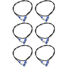 6st 1M Wisselstroomkabel voor Moving Light 5R/7R Moving Light Powercon-Verlengkabel