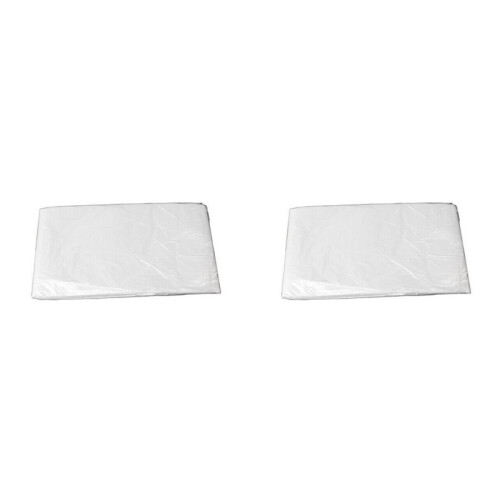 200Pcs Disposable Plastic Couch Cover Bedspread SPA Massage Treatment Table Sheets Transparent Beauty Bed