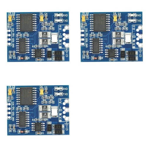 3X 3.3V 5V TTL UART para RS485 Módulo Conversor de Interface Isolada de Porta Serial de Chip Único UART Industrial