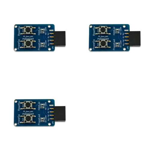 3X PC-Boot- Moderkort Boot Test Board 9 Pin PC /Off-Knapp för PC Moderkort