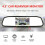 2X 4,3-Tums Bil DVR Dash-Kamera Backspegelmonitor StöDer 2-VäGs Videoinspelare Dash Cam LCD-SkäRm 2
