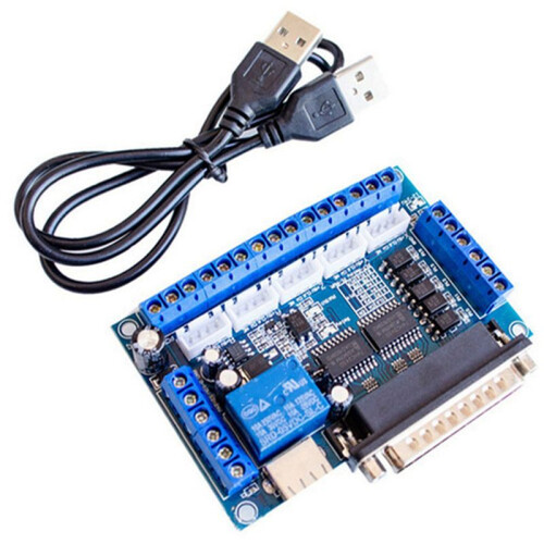 2X MACH3 Interface Board CNC 5 As met Optocoupler Adapter Stepper Motor Driver + USB Kabel 1