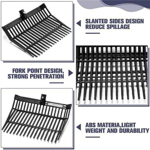 2X Manure Fork Replacement , Pitchfork , Horse Manure Rake, Plastic Fork Replacement ,B 2