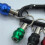 6pcs Keychain Quick Change Connecting Rod 1/4 Hexagonal Handle Screwdriver Quick Release Sleeve Conversion Rod 5