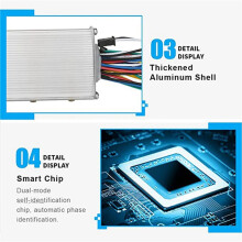 2X Electric Motor Controller, 36V/48V 350W Brainpower Motor Controller for Electric Bicycle Scooter