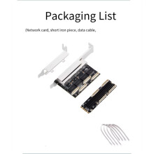 Carte Réseau Ethernet Gigabit RJ45 à 4 M.2, Clé B+M, 10/100/1000 Mbps, pour Puce RealTek RTL8111H