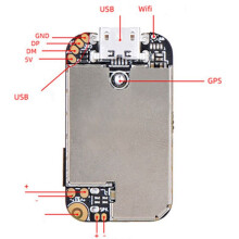 10X Super Size GPS Tracker GSM AGPS Wifi LBS Locator Free Web APP Tracking Voice Recorder ZX303 PCBA Inside 87HE