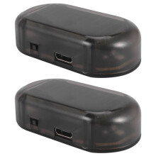 2ST Elektrisk SnöIsskrapa USB Uppladdningsbar BilsnöBorttagningsverktyg Glasavisare och SnöSmäLtare Fordonsskrapa