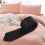 2 Pezzi 2 Pollice Stripe A Maglia Nera Leggermente Leggiadramente Cravatta Nera per Donna 4