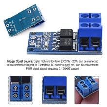 60PCS MOSFET Drive Module 5V-36V 15A(Max 30A) 400W Dual High-Power 0-20KHz PWM Motor Speed Controller