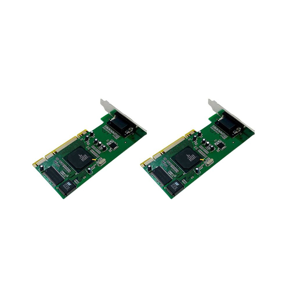 2X Desktop Computer Pci Card Ati Rage Xl 8Mb Tractor Card Vga Card For Hishard Buddy 4711724368012