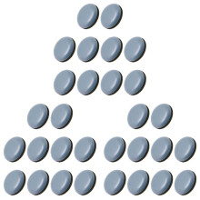 30Pcs Kitchen Appliance Sliders for Counter, Adhesive Caddy Sliding Tray Compatible with Most Coffee Makers, Air Fryers