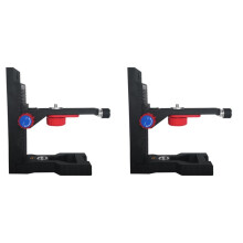2X Suporte Magnético de Nível um Laser em Forma de L Ajustável Adaptador de Montagem de 5/8 Polegadas Base de Posicionamento um Laser