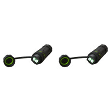 2X Adaptador de Fibra Óptica A Prueba de Agua IP68 Conector de Extensión SC A LC de Alta Calidad Adaptador de Acoplador de Extensión LC LC Dúplex