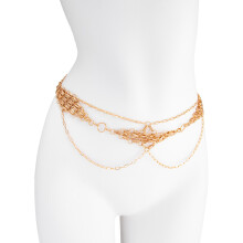 Statement Making Iron Waist Jewelry Great For Festival-gold