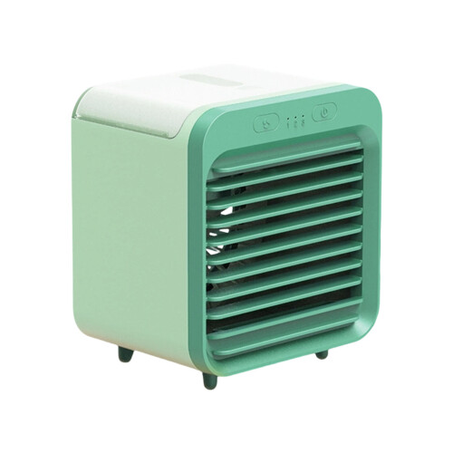 Small Individual Cooling Fan with 3 Adjustable Speed and-Green