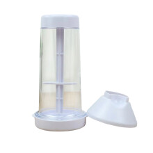 Rotierende Mehlsiebe Tasse HandHeld Halbautomatische-Weiß