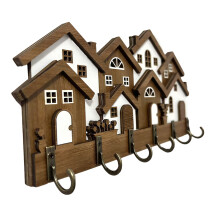 Practical Wooden Wall Mount Key Organizer European House Designs