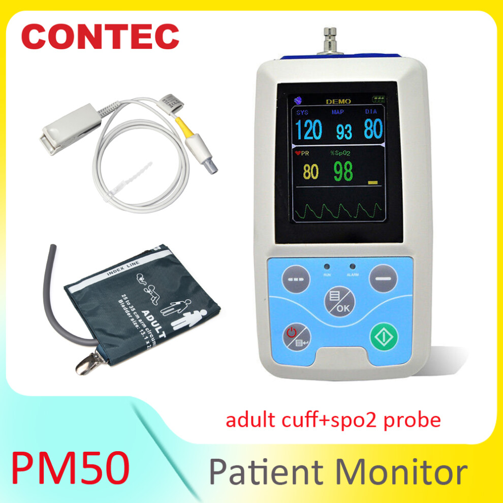 Contec Ambulatory Blood Pressure Monitor,Nibp Holter,Spo2